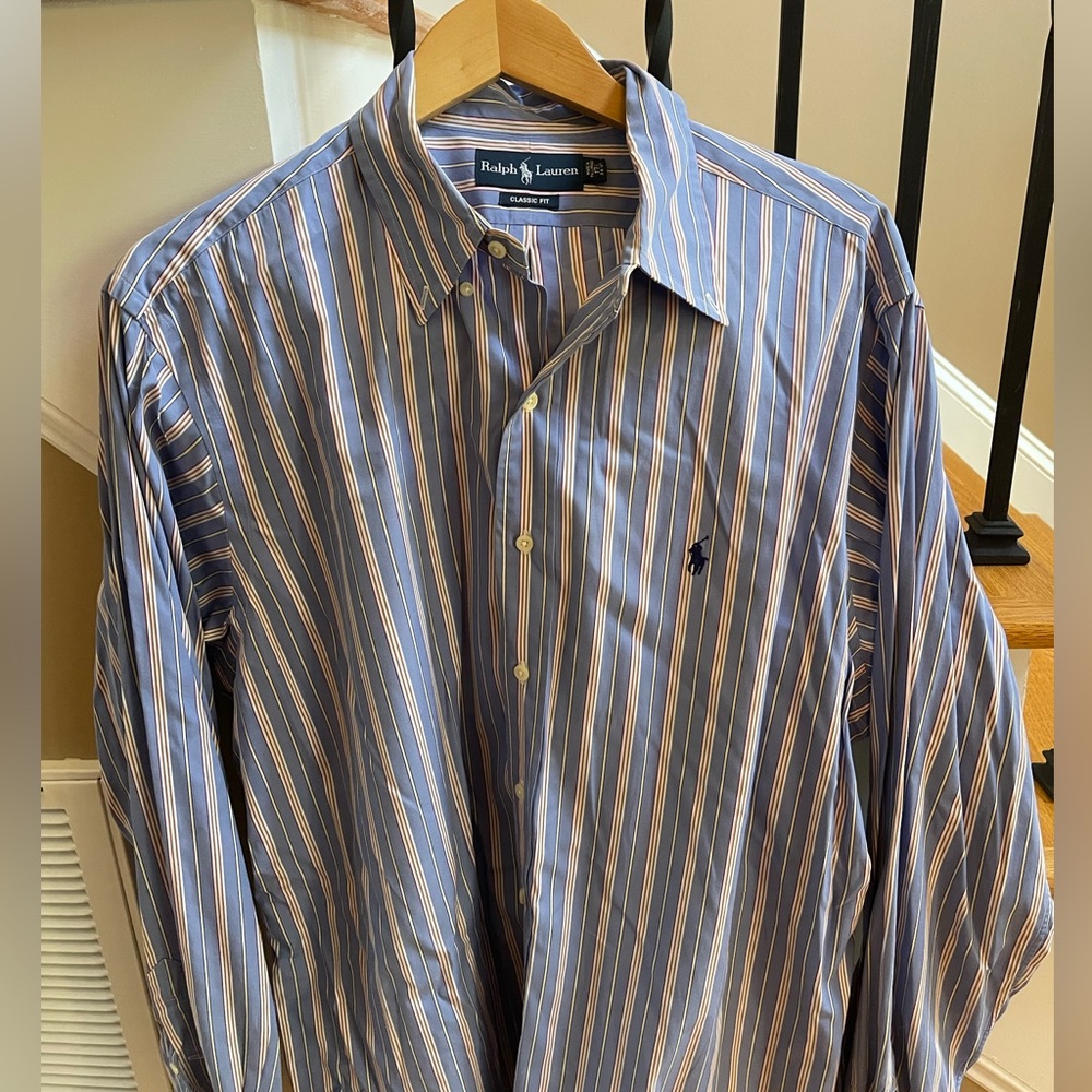 Ralph Lauren Long Sleeve Button Down Dress Shirt